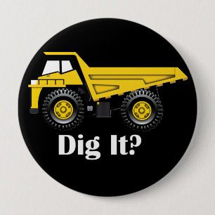 Dig het? - Huge, 4-inch ronde Button