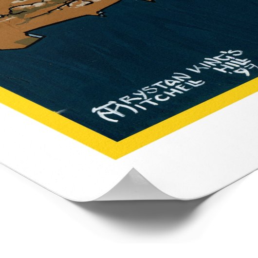 Dig in voor overwinning poster (Hoek)