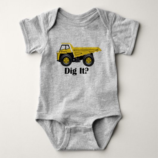 Dig It? - Baby Jersey Bodypakje Romper (Voorkant)