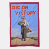  dig op Victory Poster Tea Towel Theedoek (Verticaal)