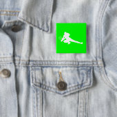 Dig Silhouette Button Green (In situ)