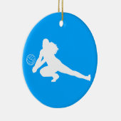 Dig Silhouette Ornament Blue (Rechts)