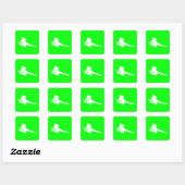 Dig Silhouette Sticker Groen (Vel)
