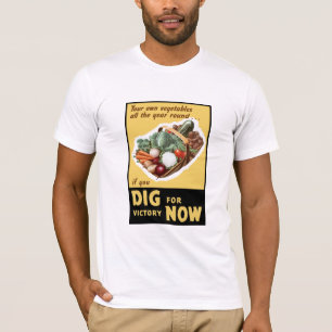 Dig voor overwinning nu - WW2 T-shirt