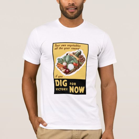 Dig voor overwinning nu - WW2 T-shirt (Voorkant)