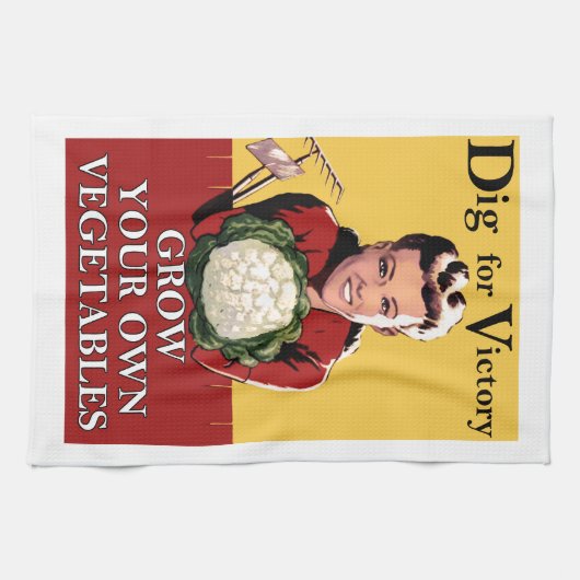 dig voor Victory Kitchen Towel Theedoek (Horizontaal)