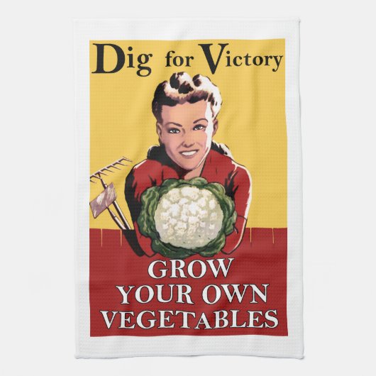 dig voor Victory Kitchen Towel Theedoek (Verticaal)