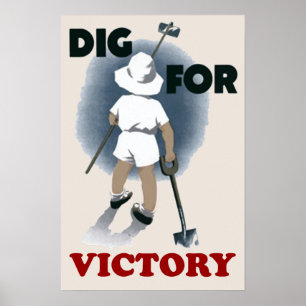 Dig voor Victory Vintage Poster