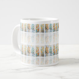 DigAI Golden Jubilee Botanicals Tile Jumbo Mug Grote Koffiekop