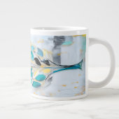 DigAI Sea Foam Bloom Jumbo Mug Grote Koffiekop (Rechts)
