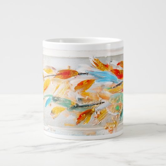 DigAI Whispers of Marigold Jumbo Mug Grote Koffiekop (Voorkant)