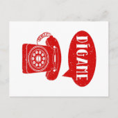 Digame Spaans telefoongesprek Briefkaart (Voorkant)