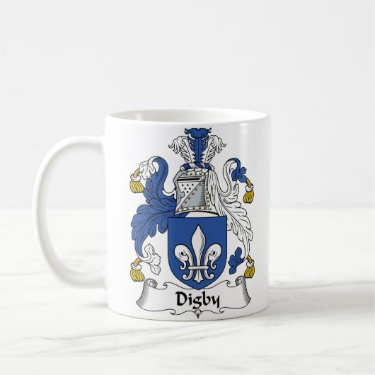 Digby Family Crest Koffiemok (Links)
