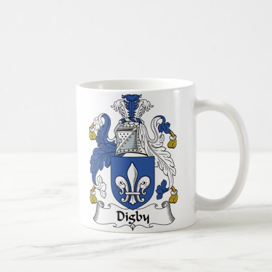 Digby Family Crest Koffiemok (Rechts)