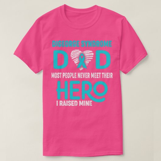 Digeorge Syndrome Pap De meeste mensen ontmoeten h T-shirt (Design voorkant)