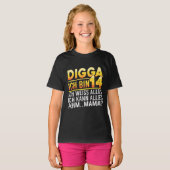 Digga Ich Bin 14 Funny German Birthday Quote T-shirt (Voorkant volledig)