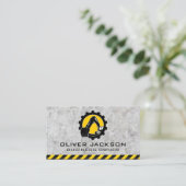 Digger Bulldozerarm | Bouw Visitekaartje (Staand voorkant)