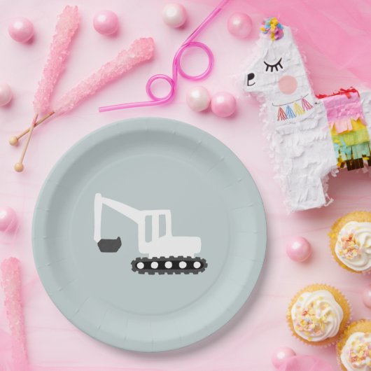 Digger Construction Birthday Party Minimal Bord (Feest)