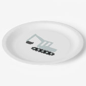 Digger Construction Birthday Party Minimal Bord (Gekanteld)