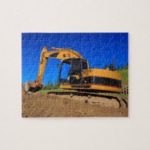 Digger Excavator Legpuzzel