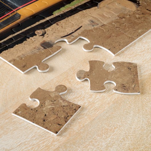 Digger Excavator Legpuzzel (Zijkant)