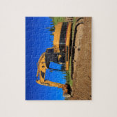 Digger Excavator Legpuzzel (Verticaal)