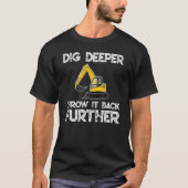 Digger graafmachine t shirt - graafmachine, loopgr (Voorkant)