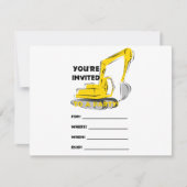 Digger Invitation Kaart (Voorkant)