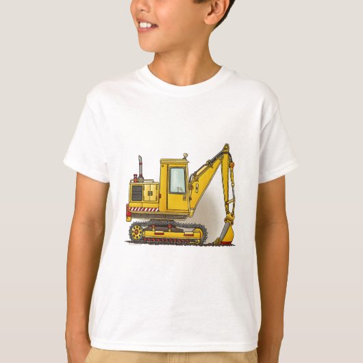 Digger Shovel Boys T-shirt (Voorkant)