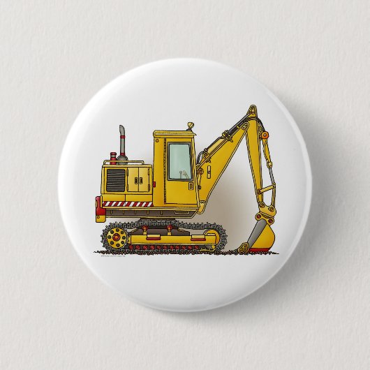 Digger Shovel Button Pin (Voorkant)