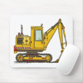 Digger Shovel Construction Muismat (Met muis)