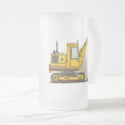 Digger Shovel Glass Mok (Voorkant rechts)