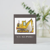 Digger Shovel Kaart (Staand voorkant)