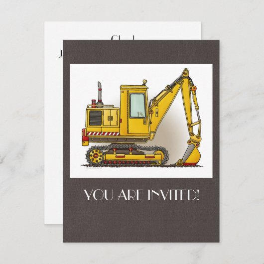 Digger Shovel Kaart (Voorkant / Achterkant)