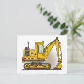Digger Shovel Post Card Briefkaart (Staand voorkant)