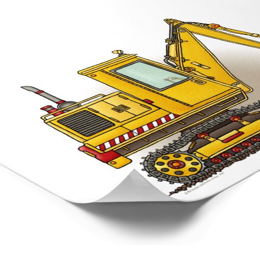 Digger Shovel Poster (Hoek)