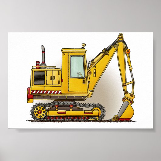 Digger Shovel Poster (Voorkant)