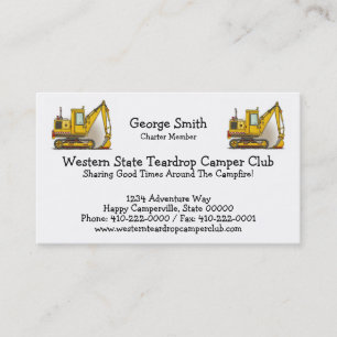 Digger Shovel Visitekaartje