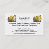 Digger Shovel Visitekaartje (Voorkant)