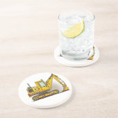 Digger Shovel Zandsteen Onderzetter (Zijkant)