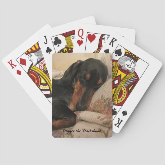 Digger Slaping Speelkaarten (Achterkant)