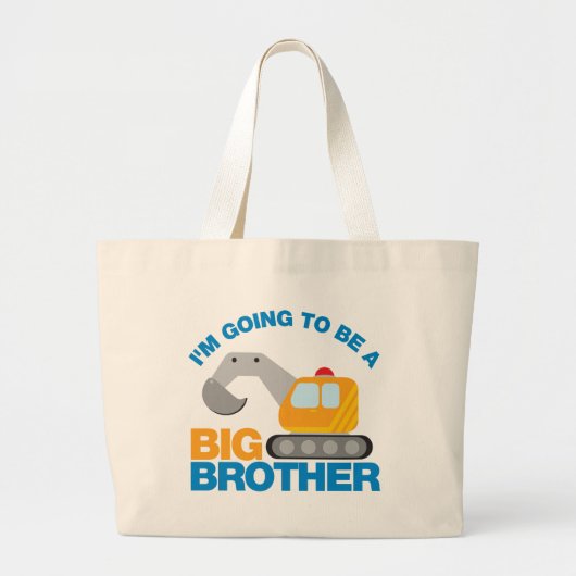 Digger Truck wordt een grote broer Tote Bag (Voorkant)
