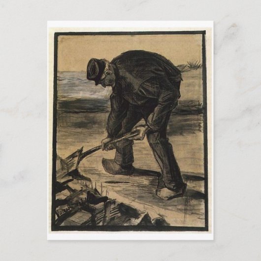 Digger, Vincent van Gogh Briefkaart (Voorkant)