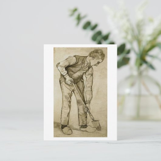 Digger, Vincent van Gogh Briefkaart (Staand voorkant)