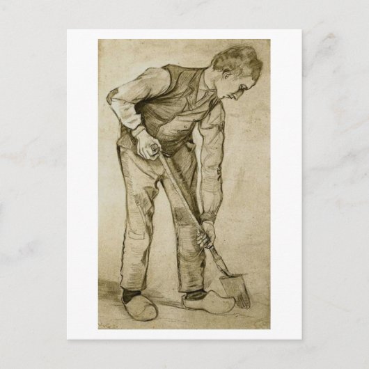 Digger, Vincent van Gogh Briefkaart (Voorkant)