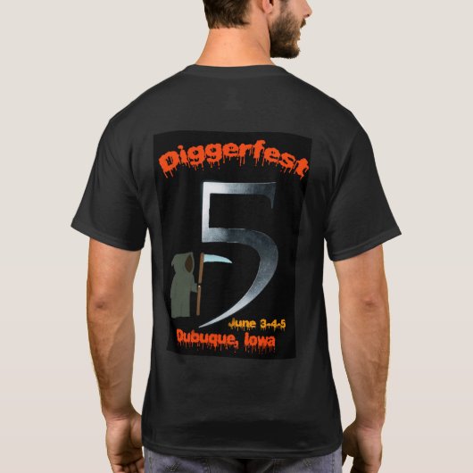 Diggerfest5 T-shirt (Achterkant)
