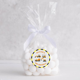 Diggers Bouwfeest Cirkel Sticker