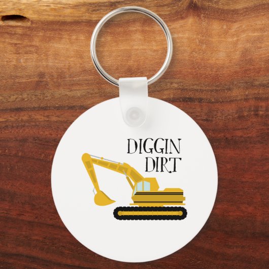 Diggin Dirt Sleutelhanger (Voorkant)