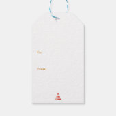 Diggin’ It Construction Birthday Thank You Cadeaulabel (Achterkant)