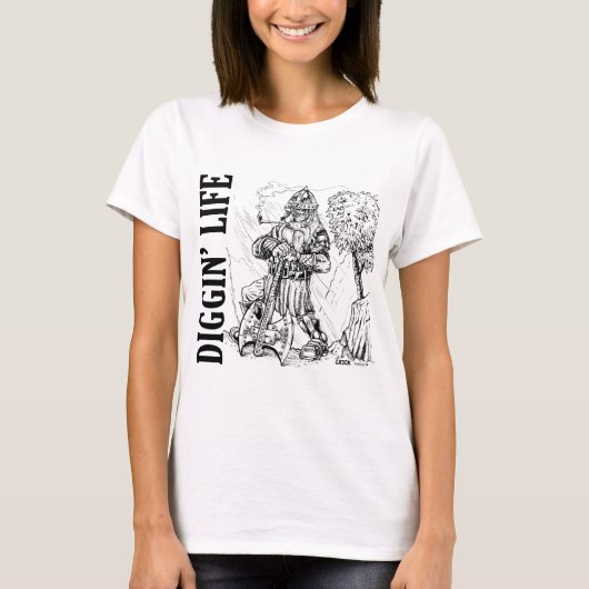 Diggin' Life Dames T-shirt (Voorkant)